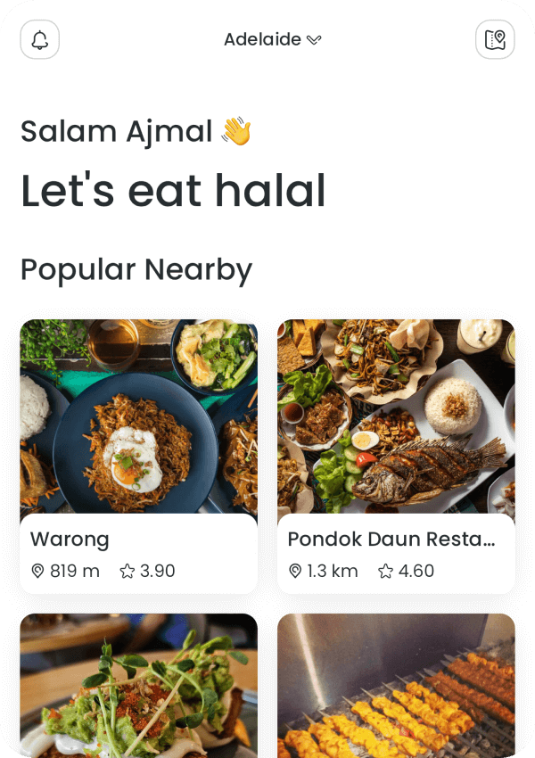 Discover halal listings near you